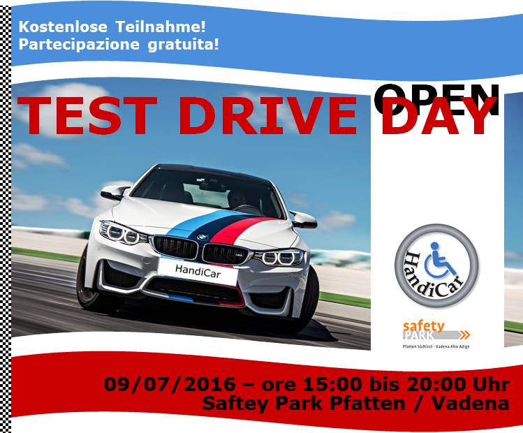 TEST DRIVE DAY am Samstag, den 09. Juli 2016